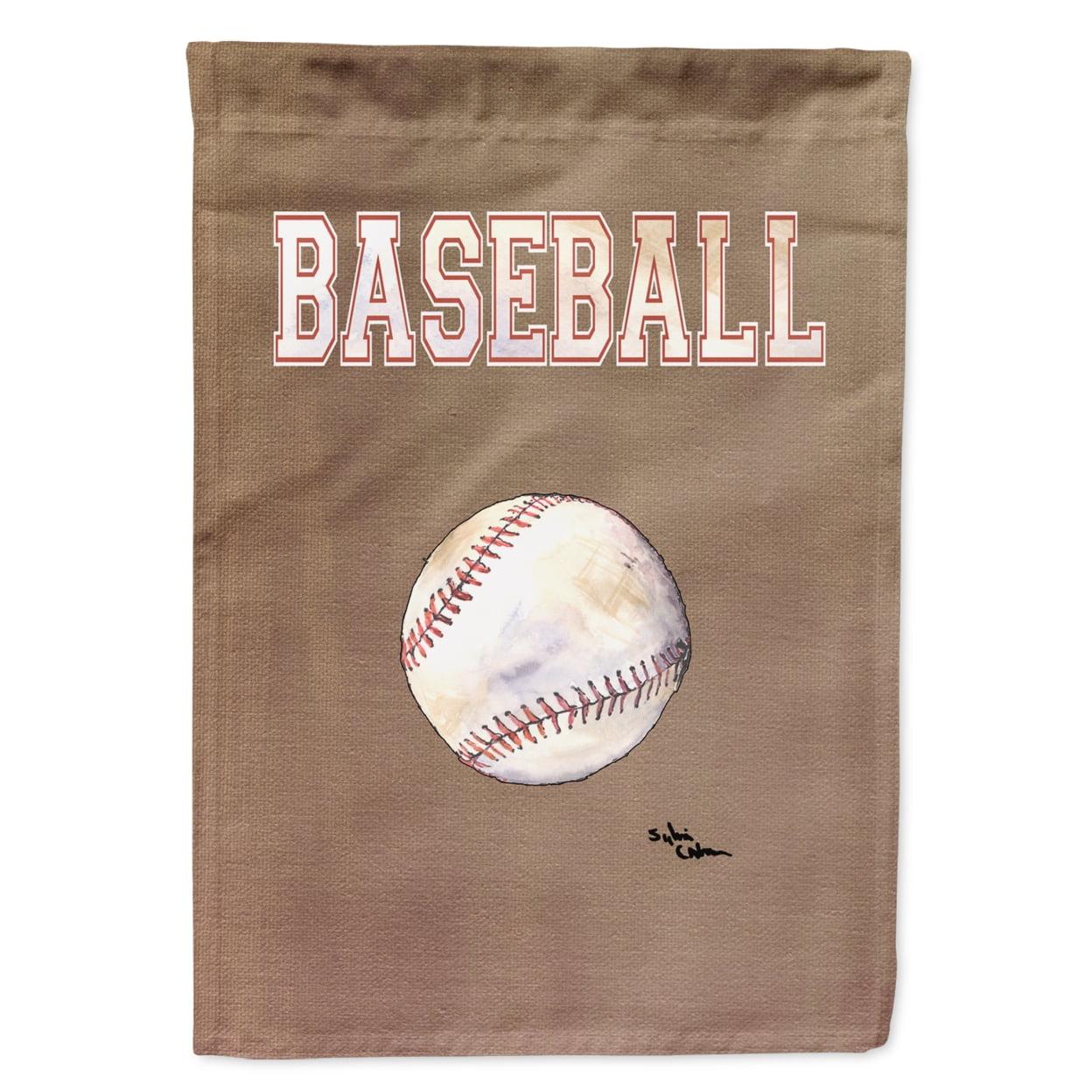 Caroline's Treasures 8485GF Baseball Flag, Small, Multicolor