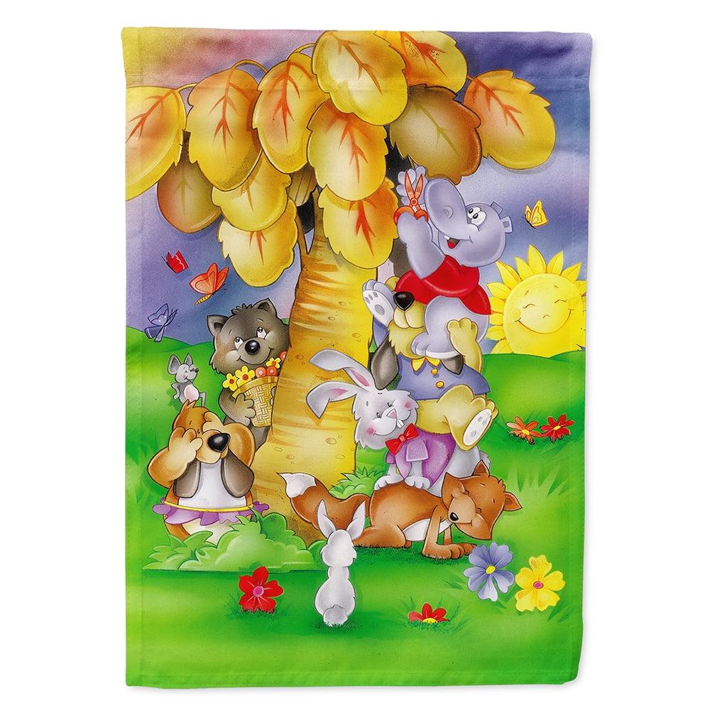 Caroline's Treasures Double Sided 40'' H x 28'' W Polyester Animal House Flag