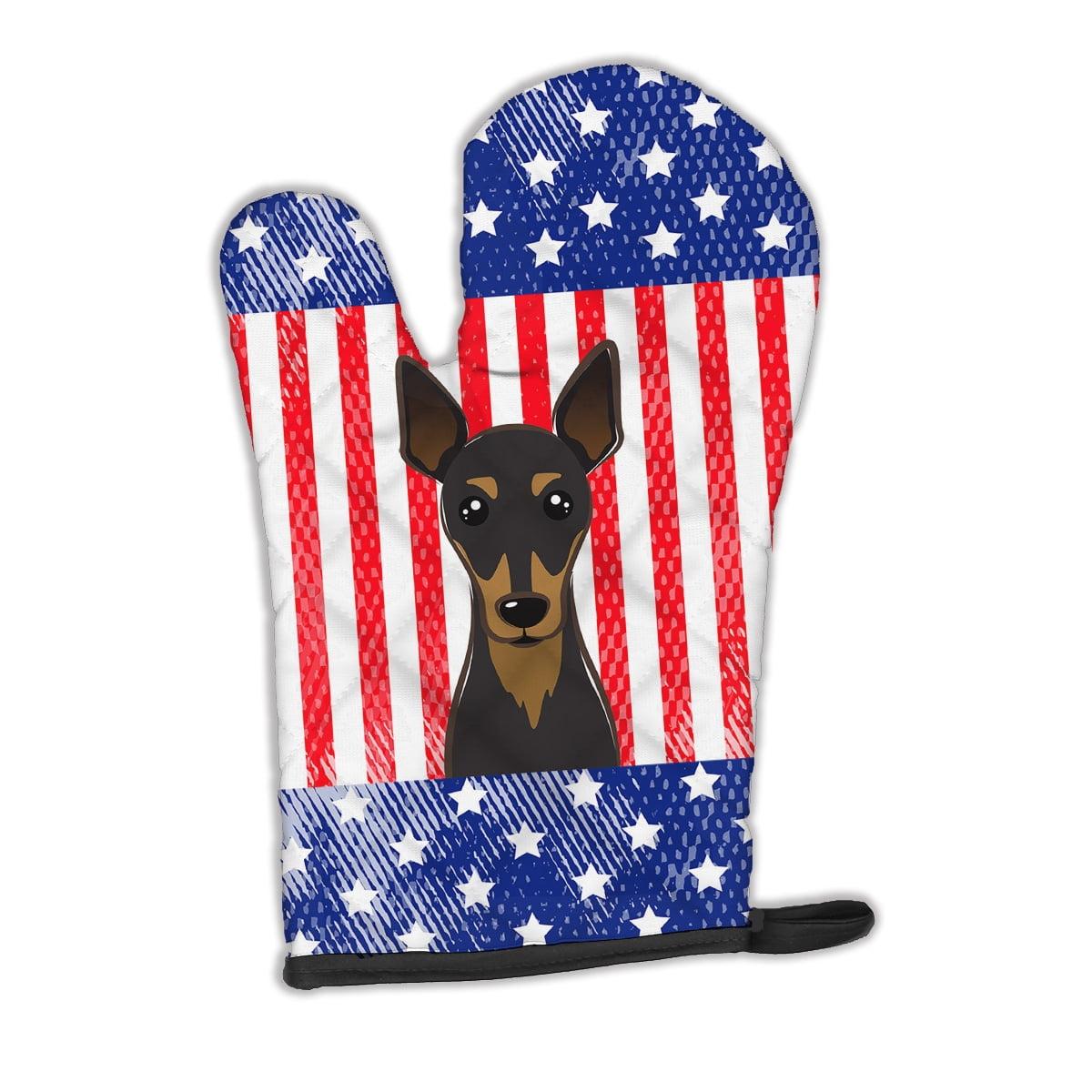 Caroline's Treasures Caroline's Treasures American Flag Polyester Oven Mitt