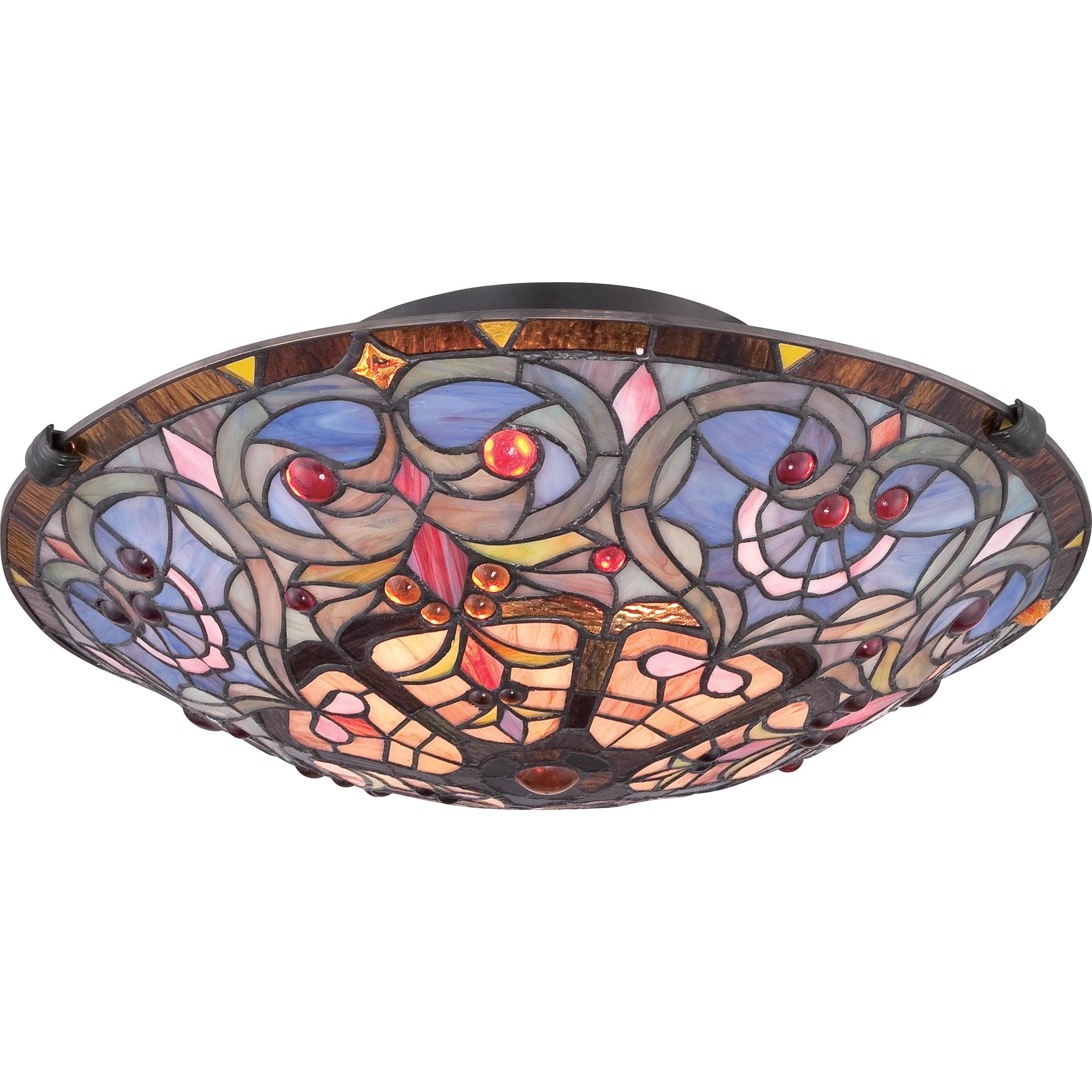 Quoizel Lighting Carroll 2 - Light Flush Mount in  Vintage Bronze