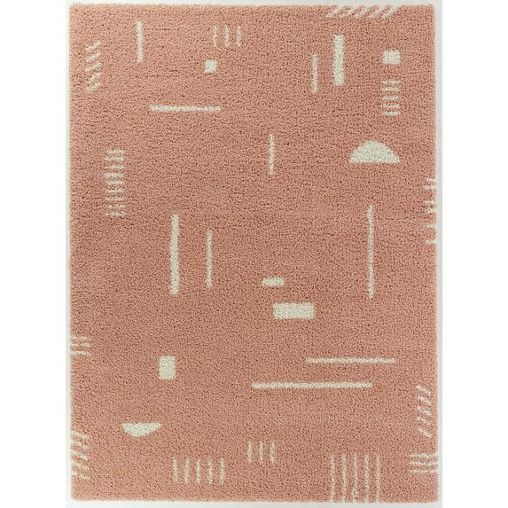 Morin Geometric Shag Area Rug