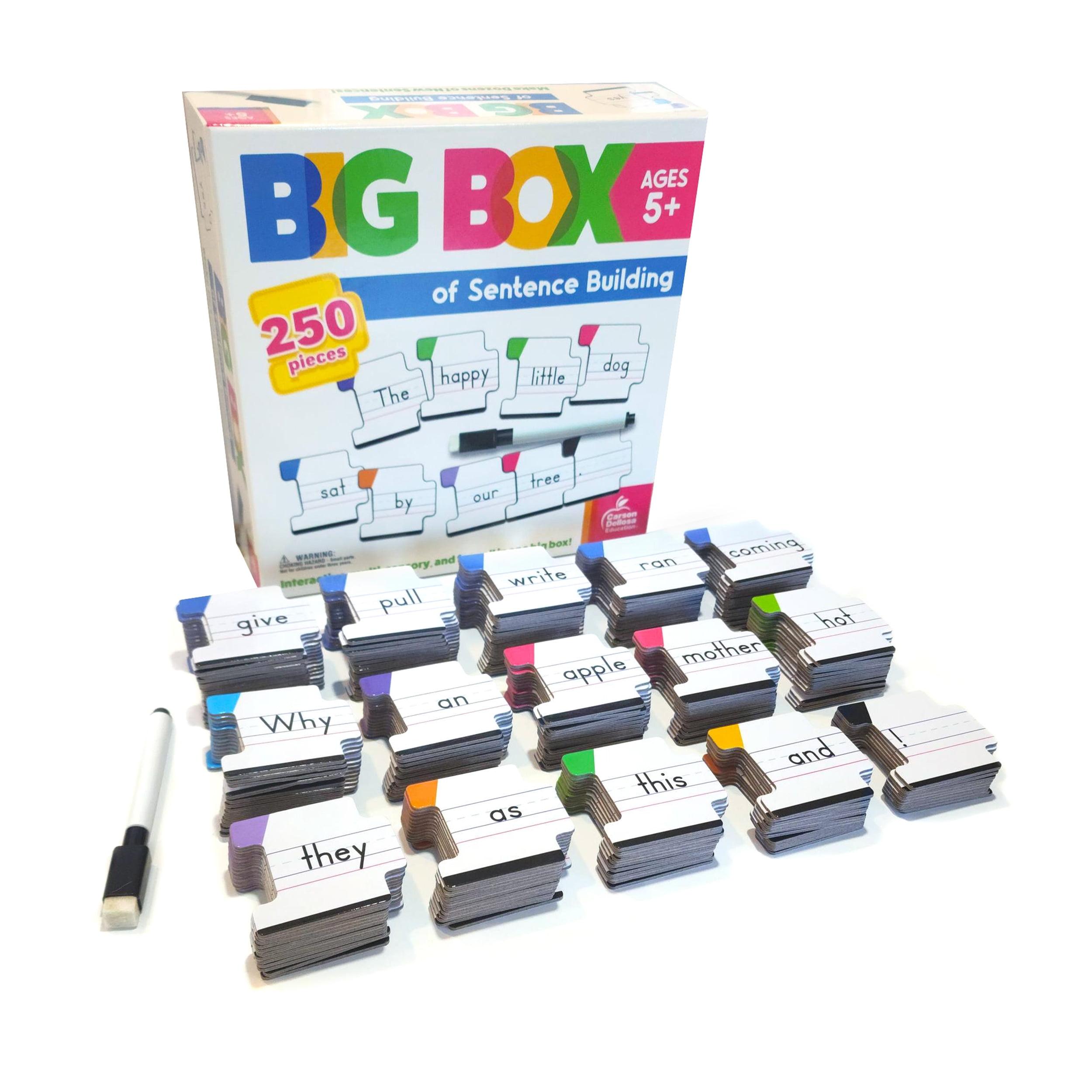 Carson Dellosa Big Box of Sentence Building Puzzle (250 pieces) Grade K-3
