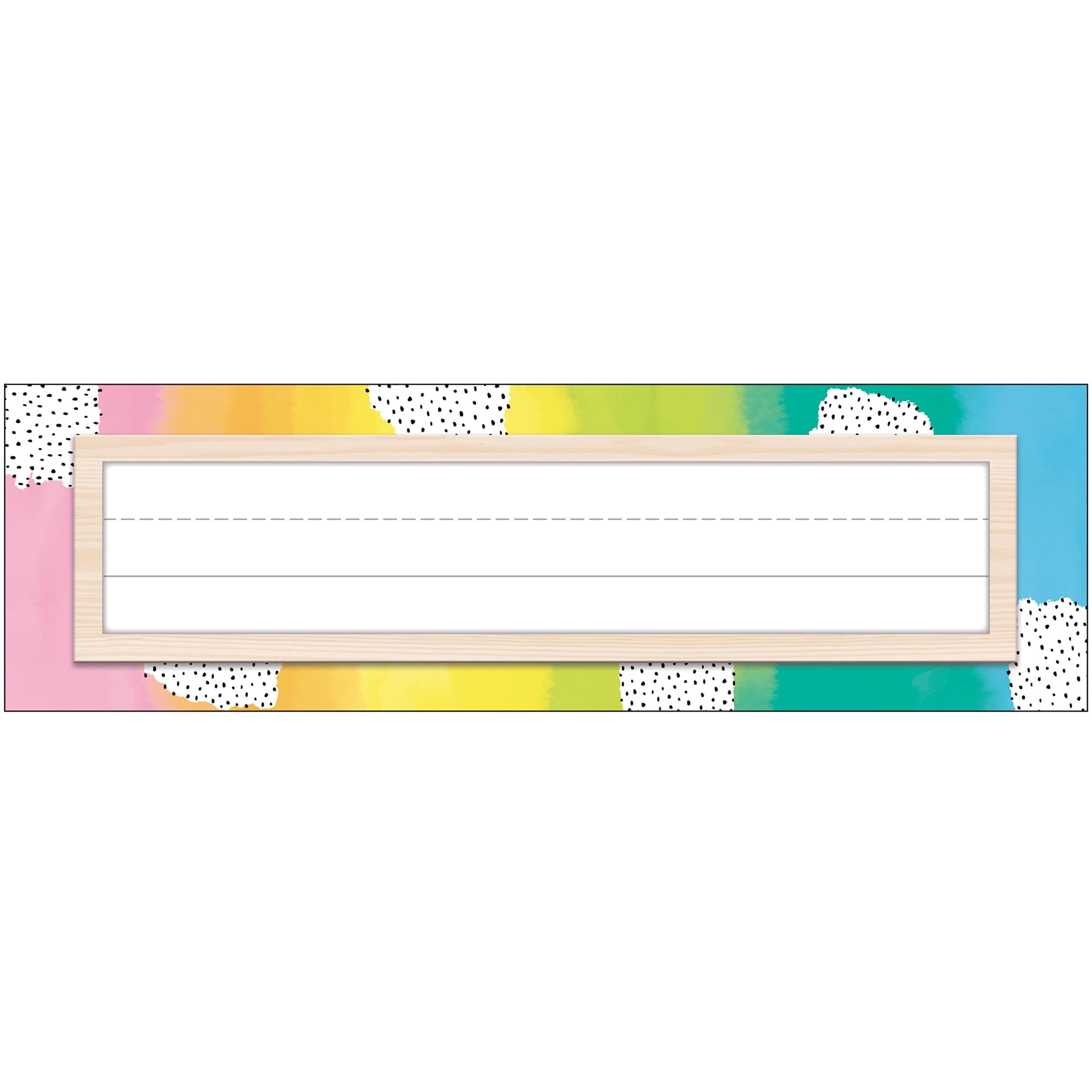 Carson Dellosa Creatively Inspired Name Plates (36 desk nameplates)