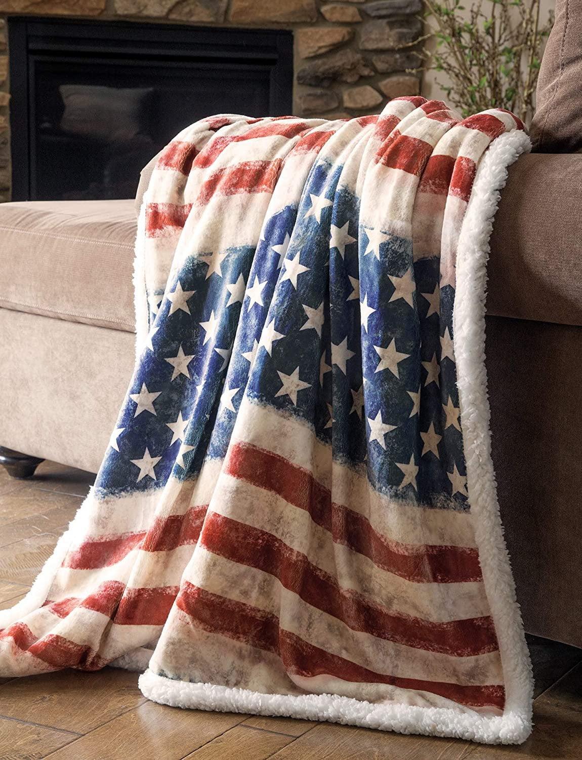 Stars & Stripes Throw Blanket