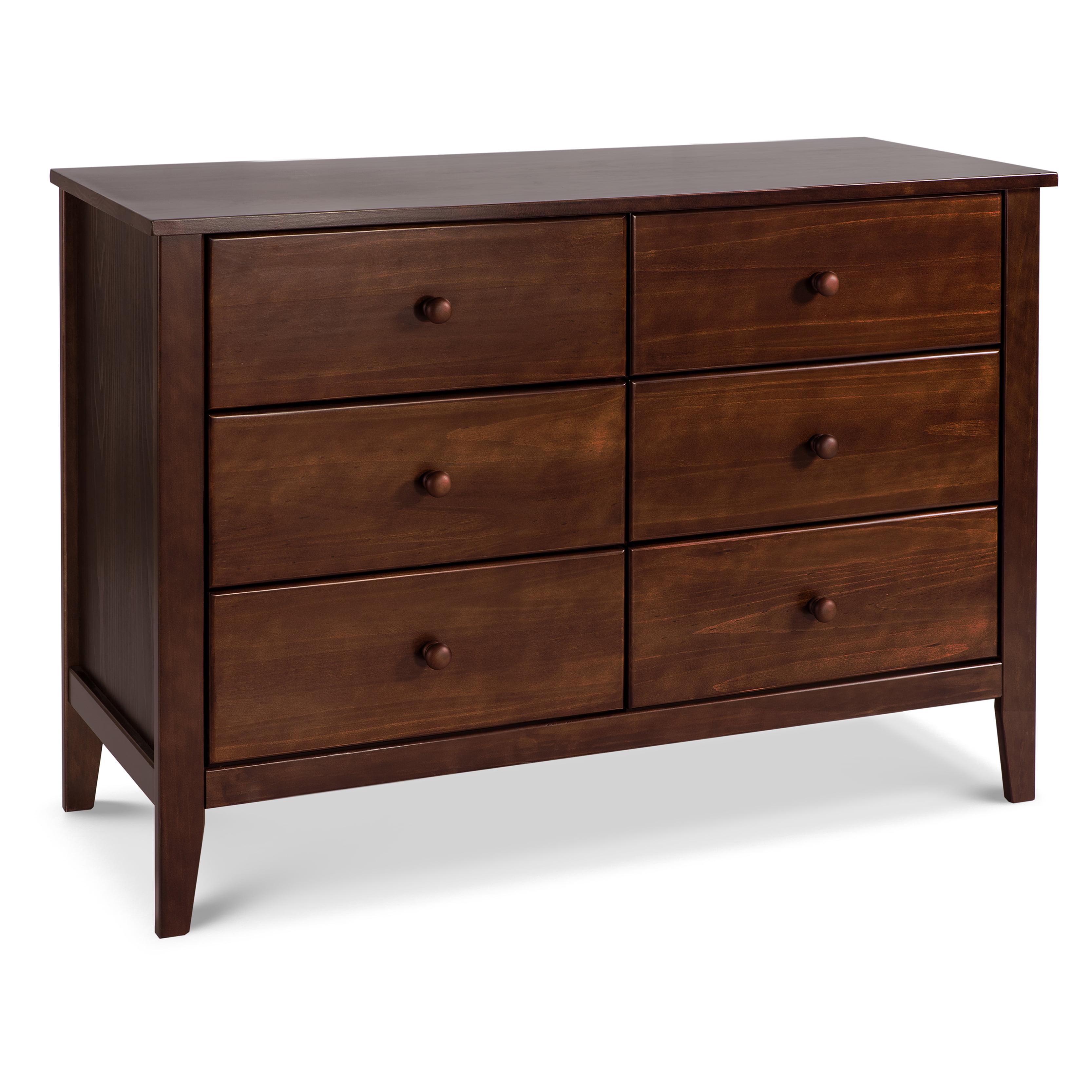 Morgan 6 Drawer 19" W Double Dresser