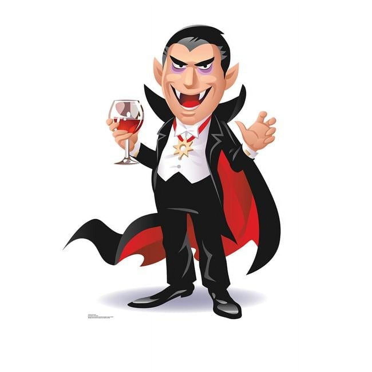 Cartoon Vampire Cardboard Standup Decoration, 60 x 45 inches