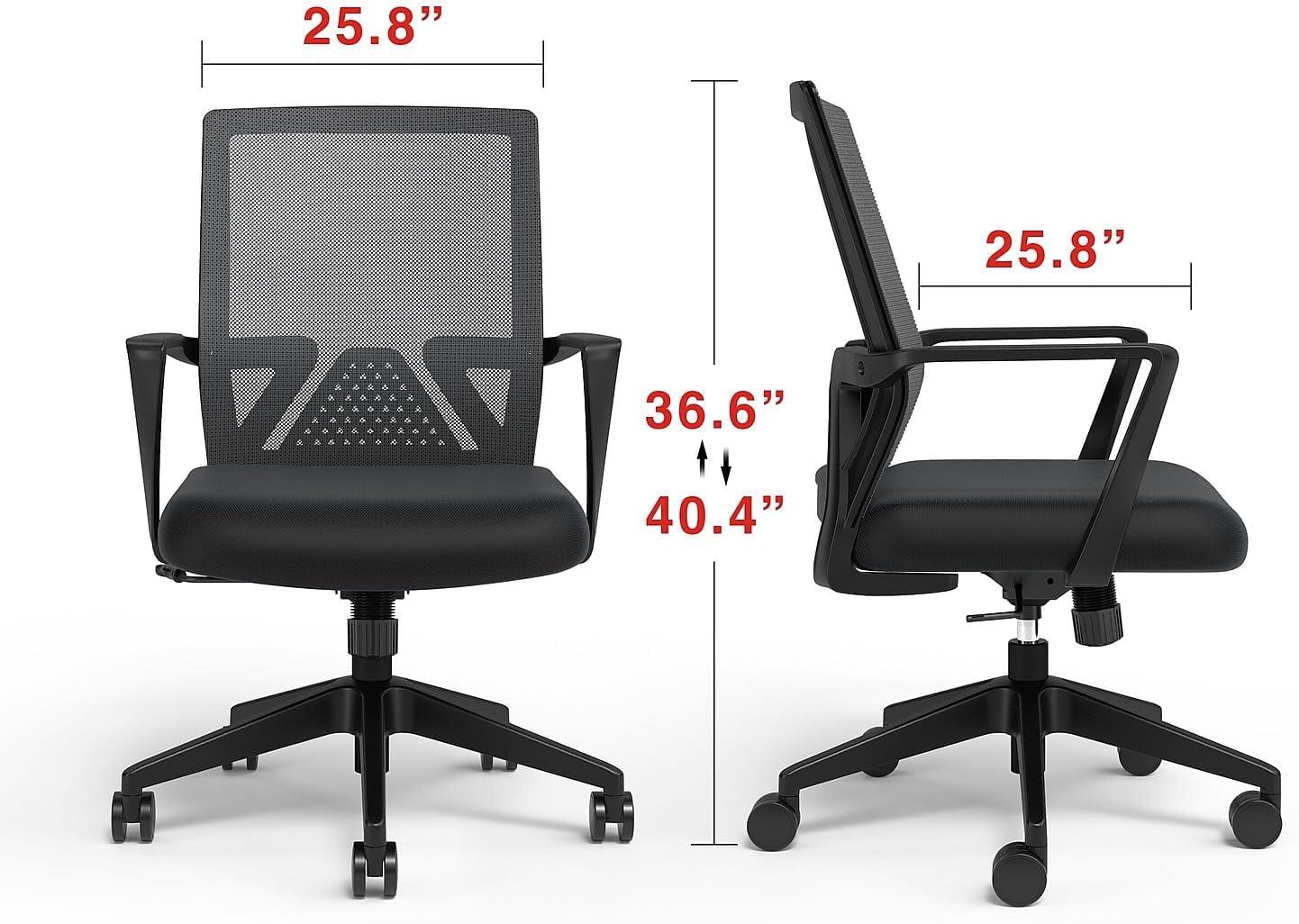 Staples Cartwright Ergonomic Fabric Swivel Task Chair, Black (ST62400)