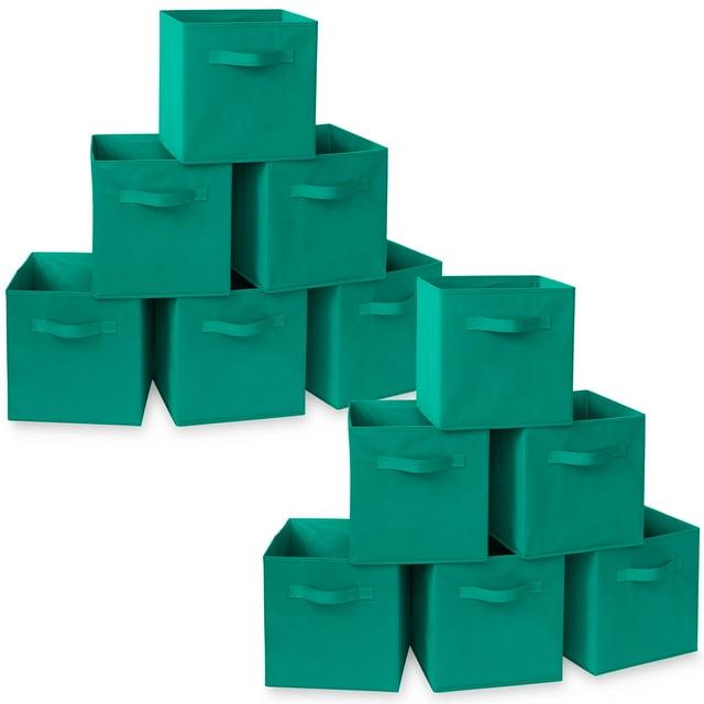 Casafield Collapsible Fabric Cubes, 11" Storage Bins (Set of 12) (Set of 12)