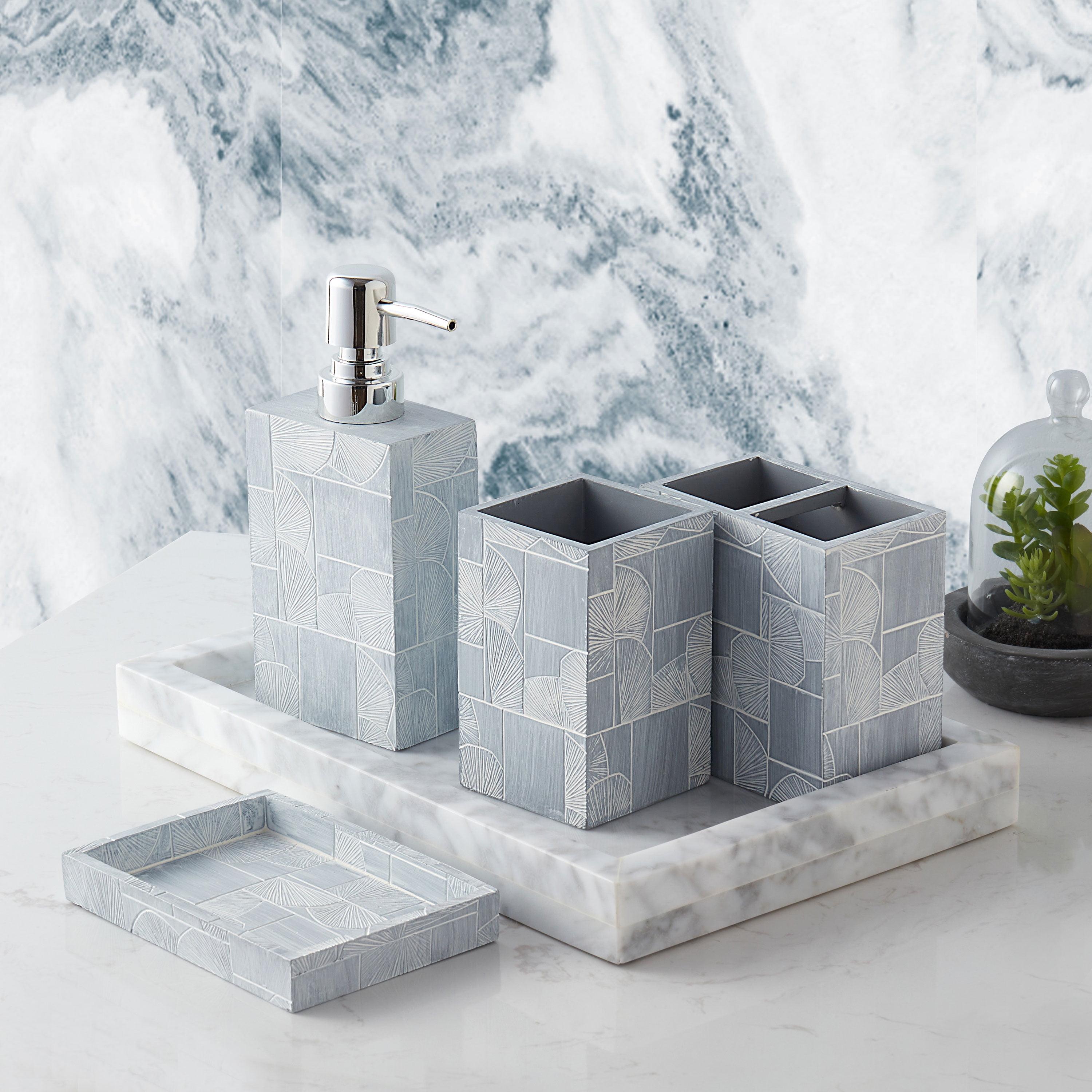 Sweet Home Collection Casonova 4 Piece Bathroom Accessory Set