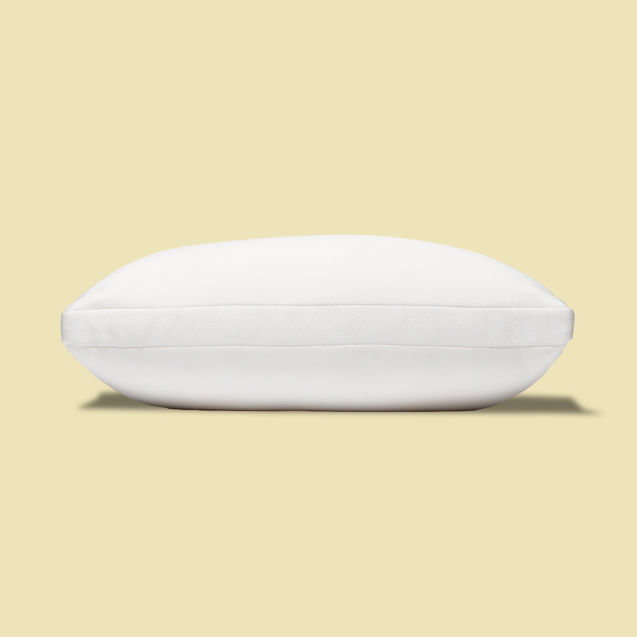 Essential Cooling White Fiber Pillow with Ultra-Breathable Cover