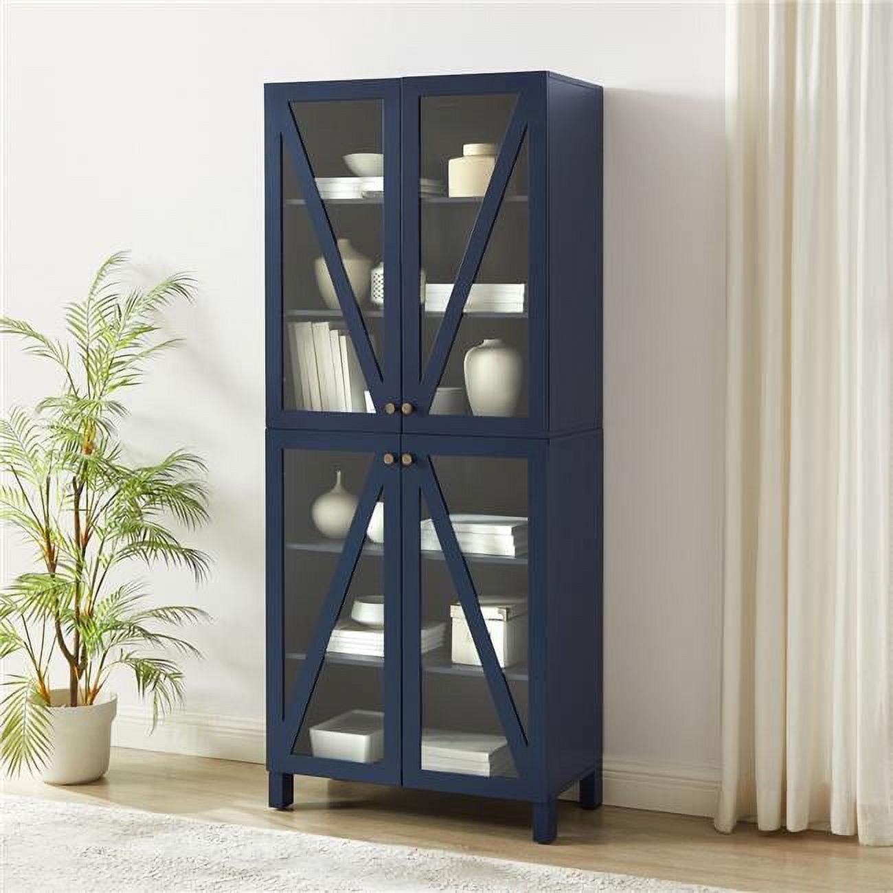 Crosley 72" Cassai Tall Kitchen Storage Pantry and 2 Stackable Pantries