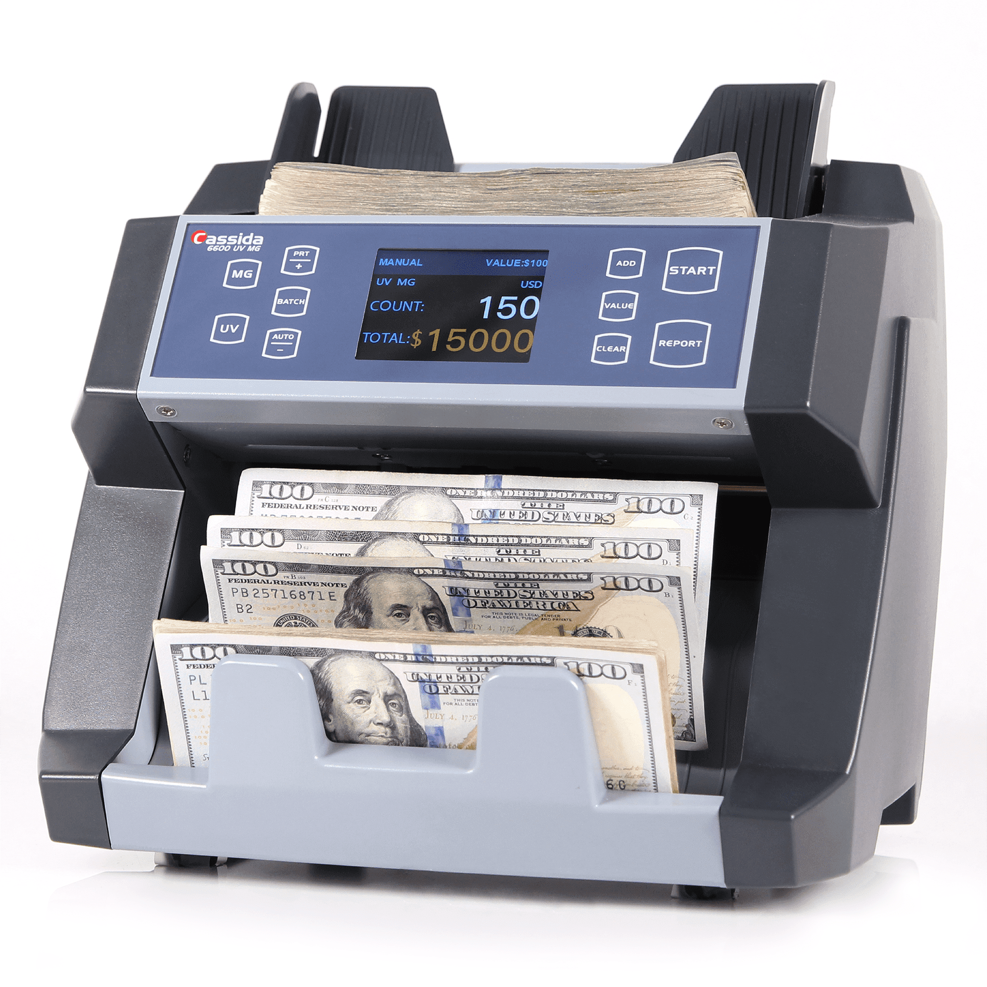 Cassida  6600 UV/MG Currency Counter with Valucount