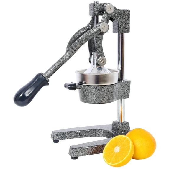 Cast Iron Citrus Juicer , Extra-Large Commercial Grade Manual Hand Press , Heavy Duty Countertop Squeezer for Fresh Orange Juice