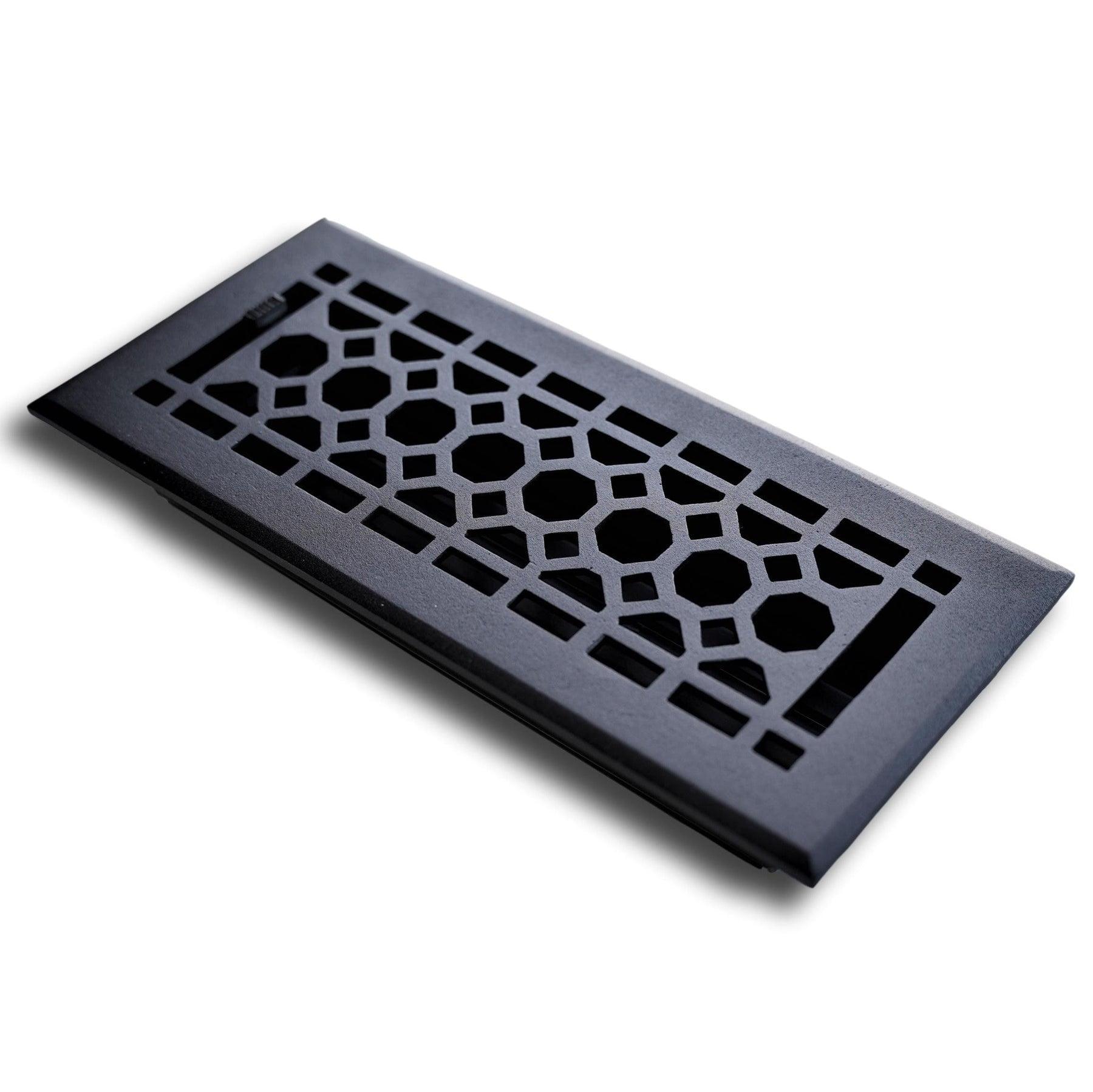 Black Cast Iron Honeycomb 4 x 12 Vent Cover