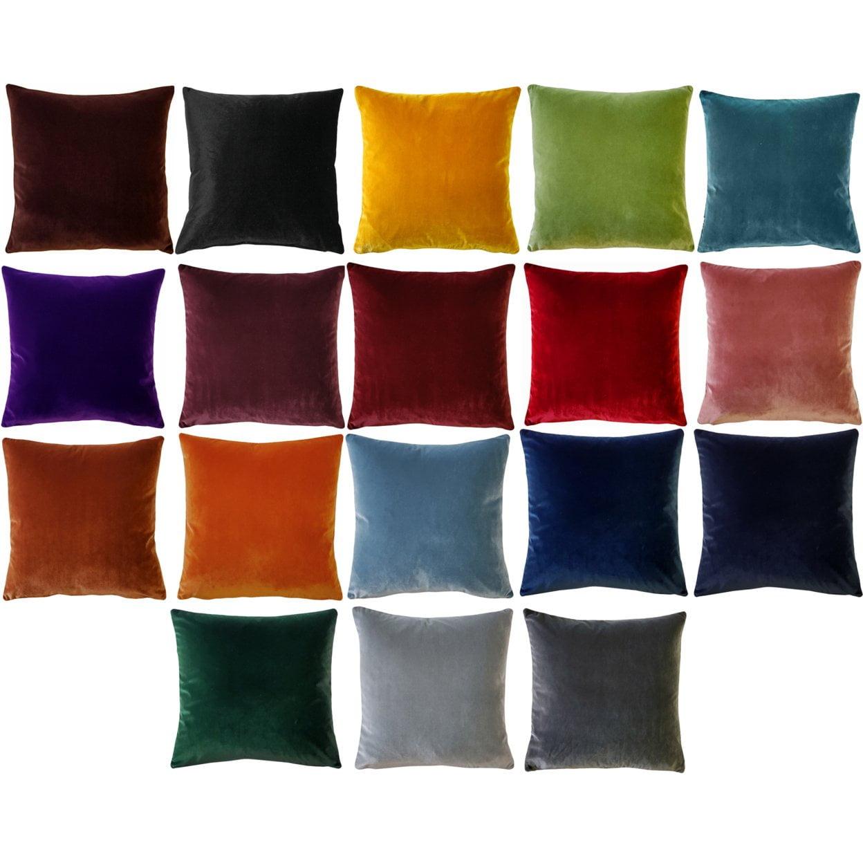 Pillow Decor Castello Velvet Reversible Throw Pillow