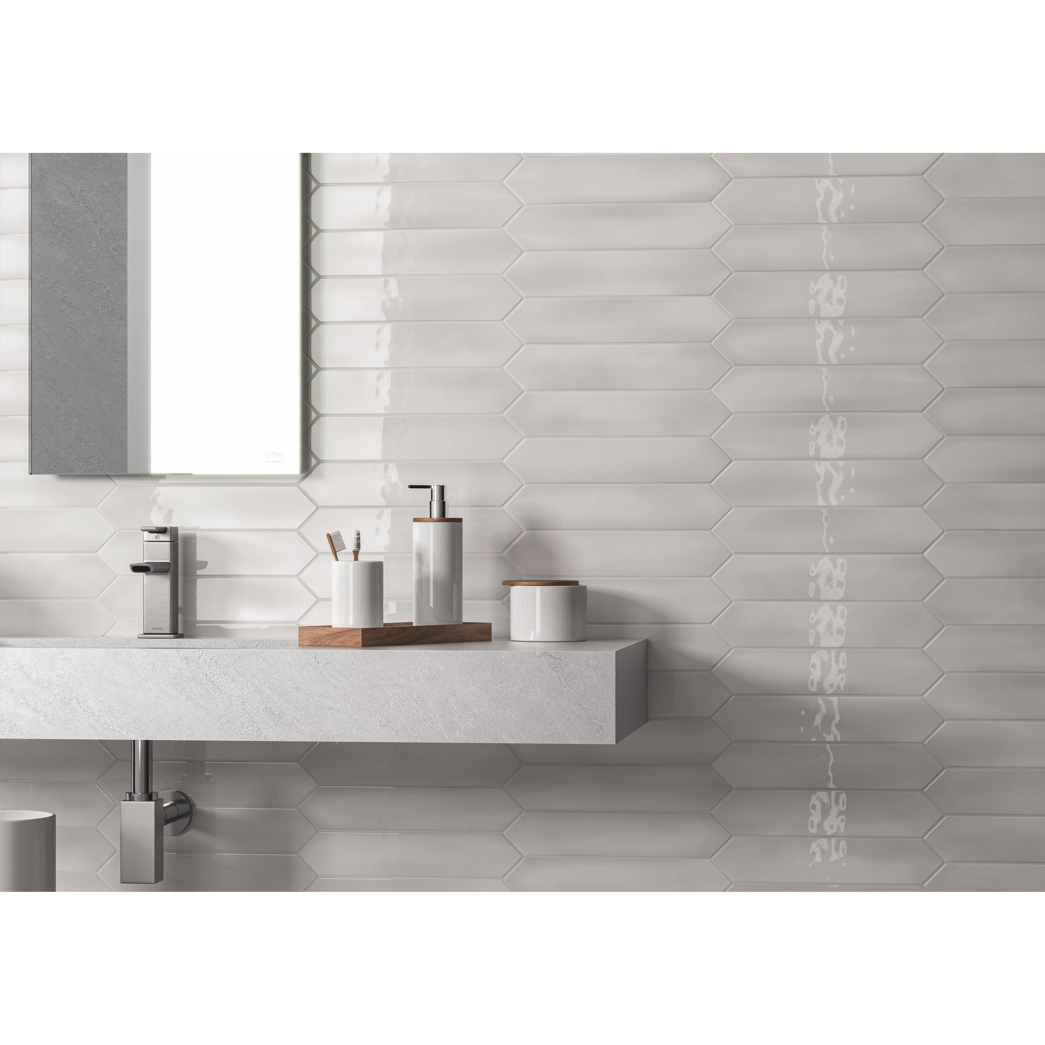 Italy 2.5" x 13" Flat Ceramic Singular Subway Wall Tile