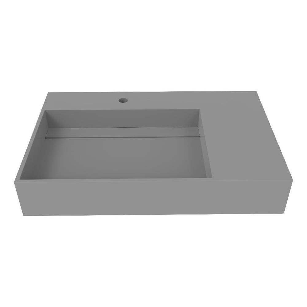 Juniper 30" Wall Mounted Bathroom Sink With Left Basin
