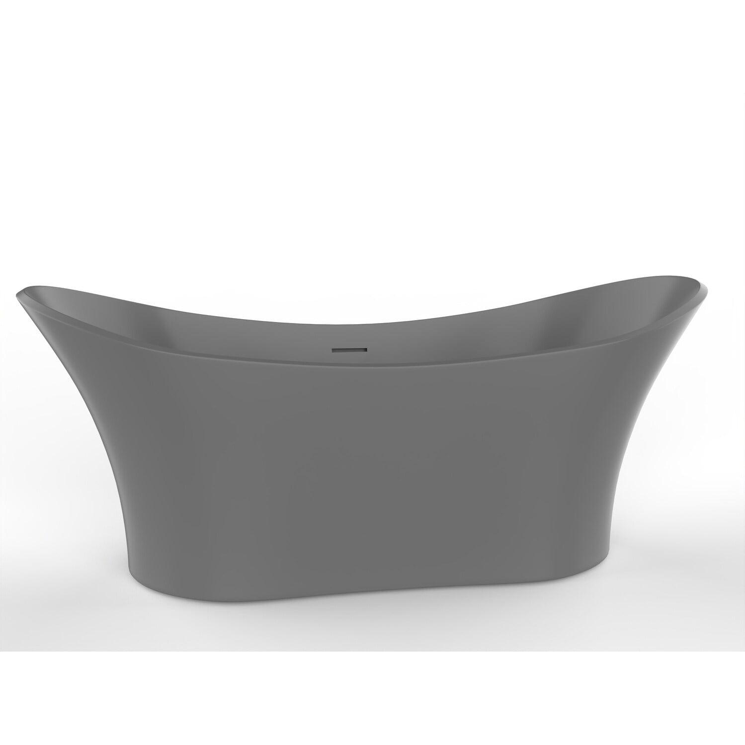 Ocean 69" x 30" Freestanding Soaking Bathtub