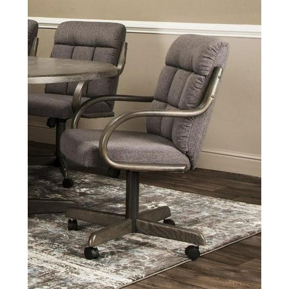 Caster Chair Company Camile Swivel & Tilt Caster Dining Arm Chair