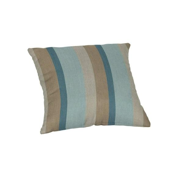 Striped Sunbrella® Indoor/Outdoor Throw Pillow