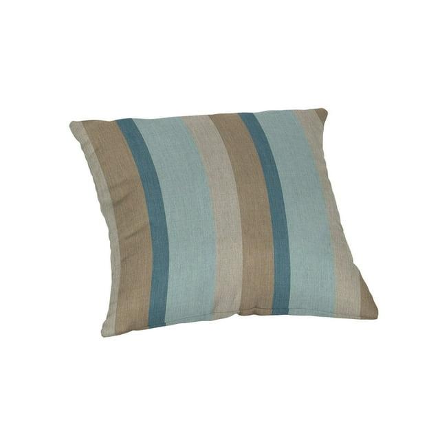 Striped Sunbrella® Indoor/Outdoor Throw Pillow