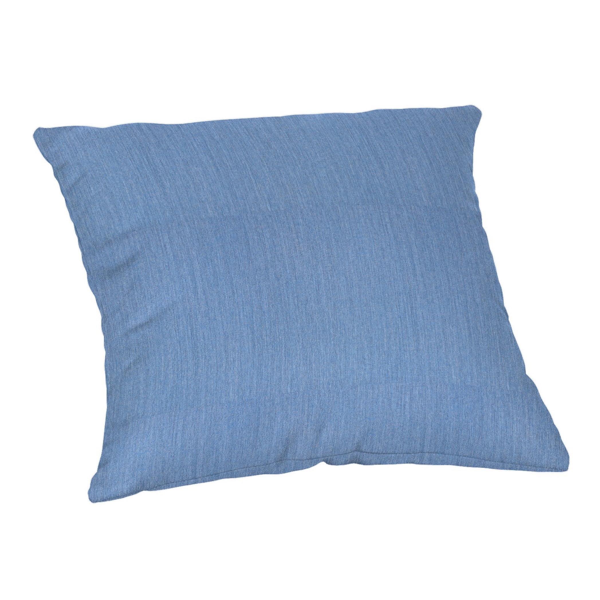 Casual Cushion Solid Sunbrella® Fabric 1-Piece Indoor/Outdoor Square Throw Pillow, 15"W x 15"L