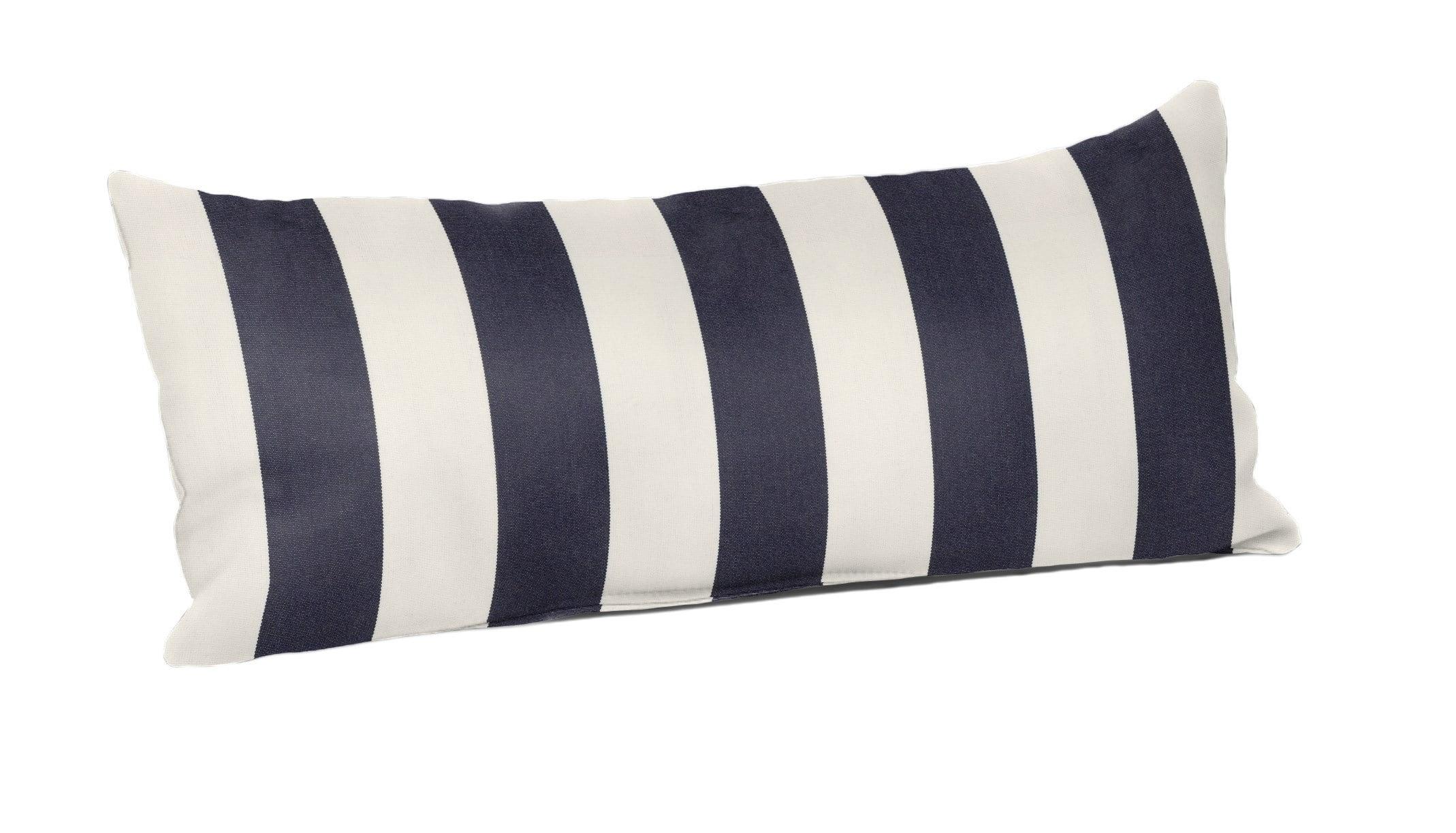 Striped Indoor/Outdoor Reversible Throw Pillow