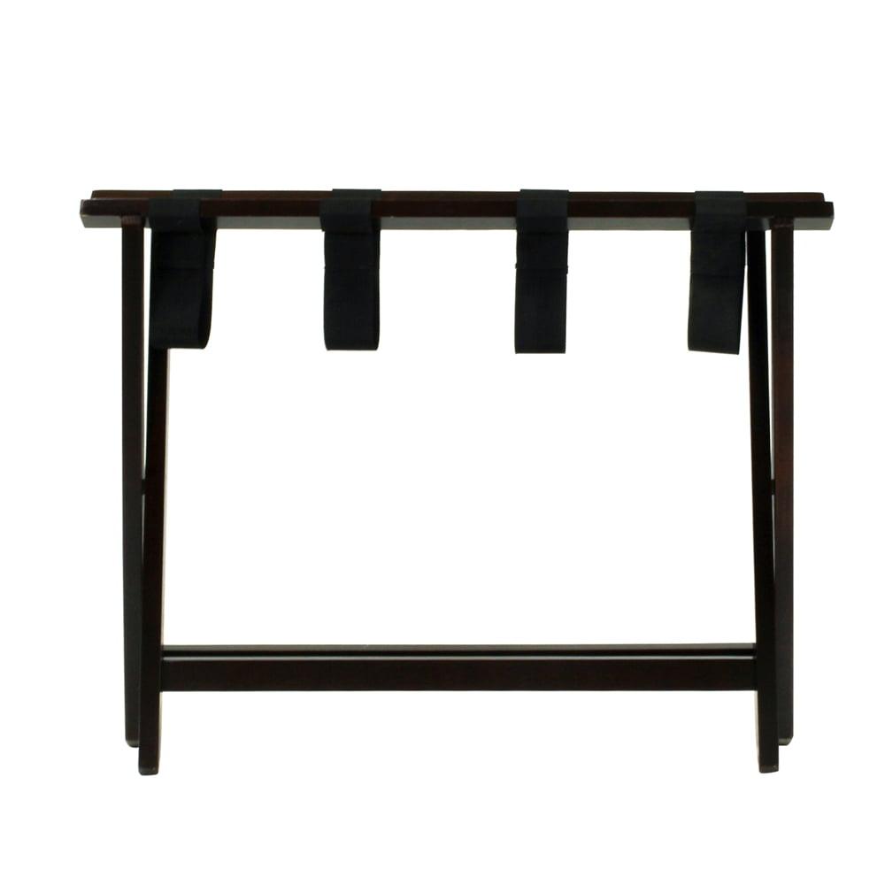 ROTSEN FURNITURE LLC. Heavy Duty Solid Wood Extra Wide Luggage Rack