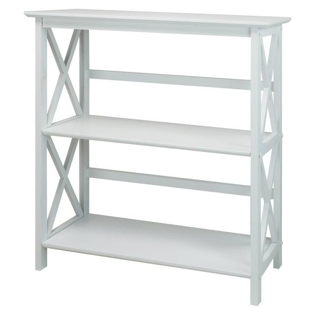 Ebern Designs Solid Wood Etagere Bookcase