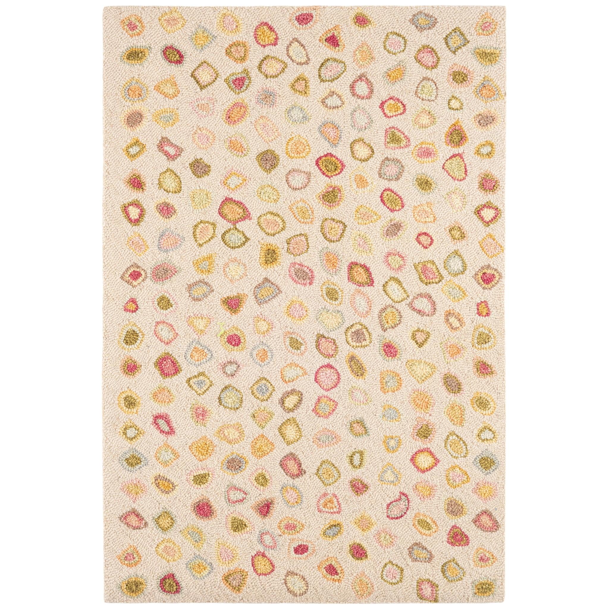 Cat'S Paw Pastel Hand Micro Hooked Wool Rug
