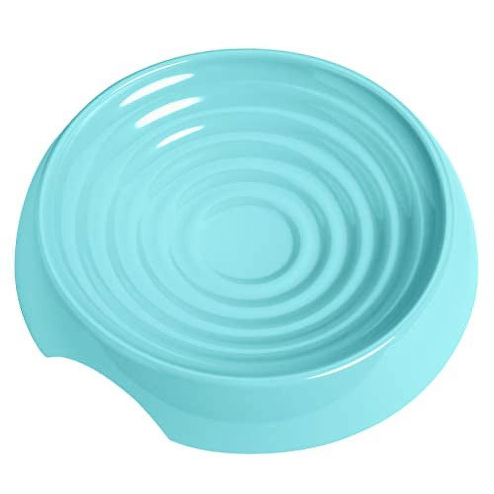 Aruba Blue Non-Slip Stainless Steel Cat Bowl