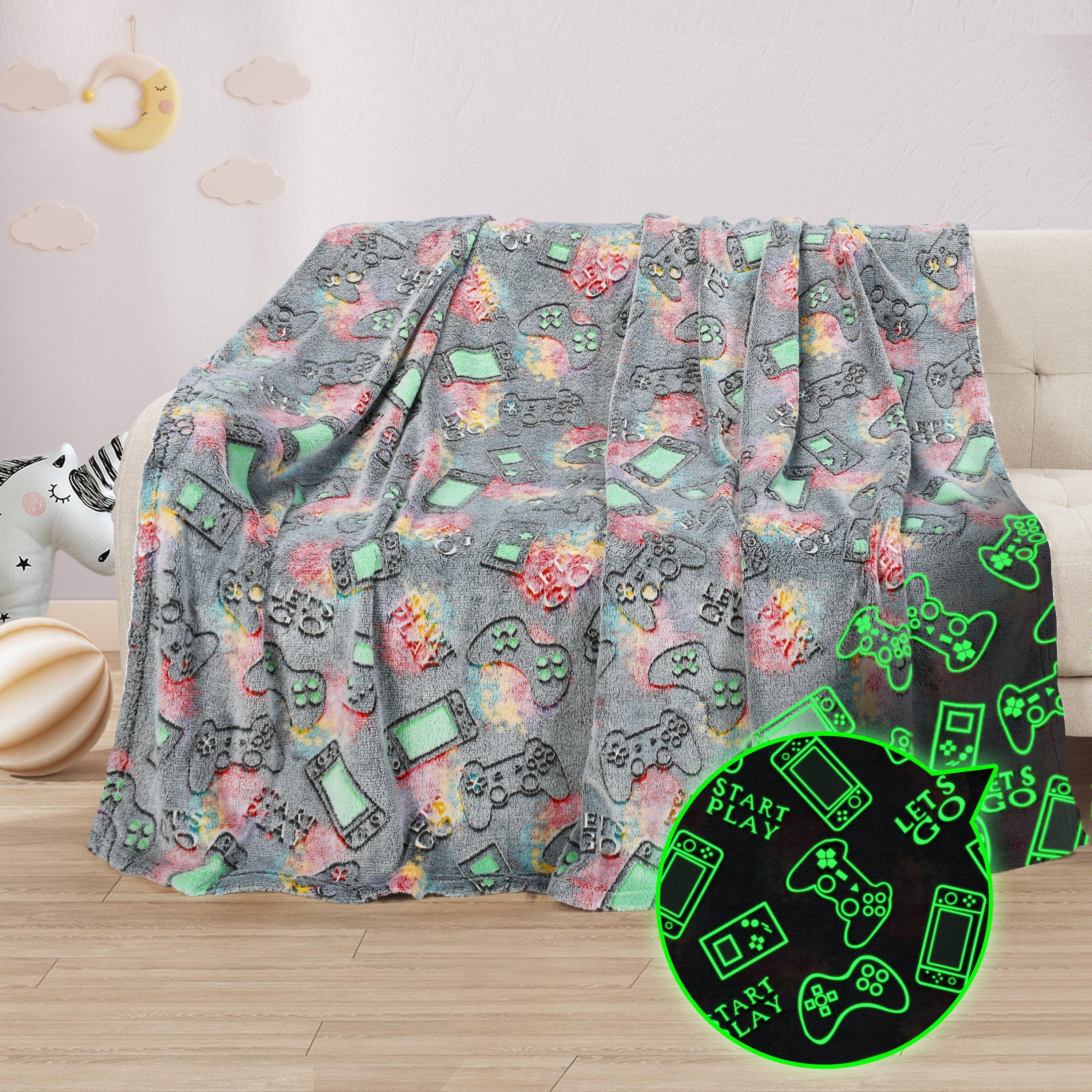 Catalonia Catalonia Glow in The Dark Throw Blanket for Kids