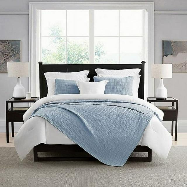 Swift Home Ultra Soft Crinkle Washed Microfiber 3-Piece Quilt Set