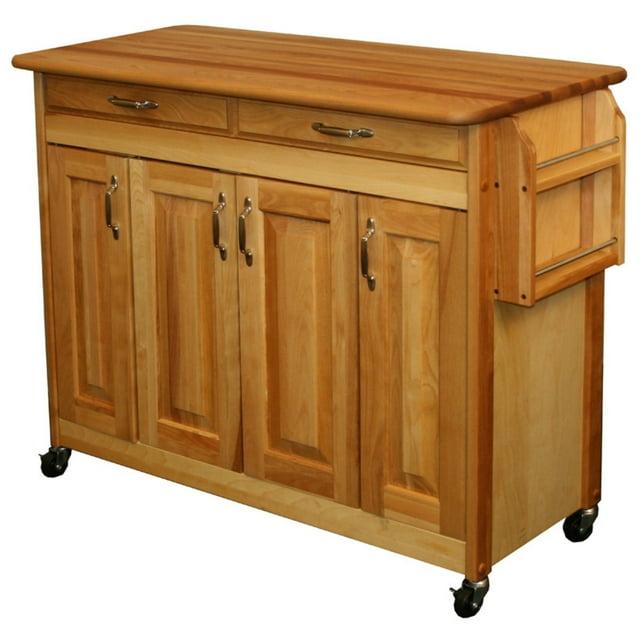Catskill Butcher Block Island with Raised Panel Doors
