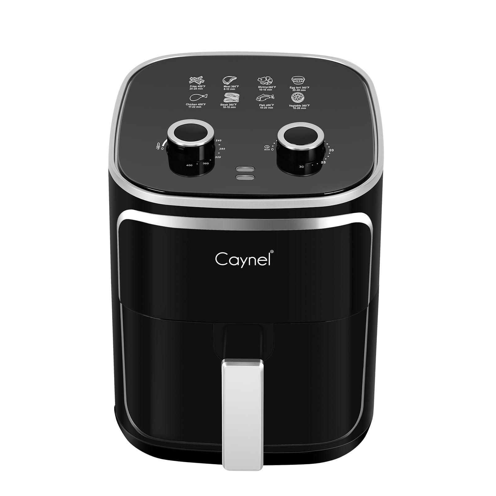 CAYNEL Caynel  Air Fryer Air Fryer Multi-function, 5L Capacity Oilless Hot AirFryer 1400W, Non-Stick Frying Tray Black