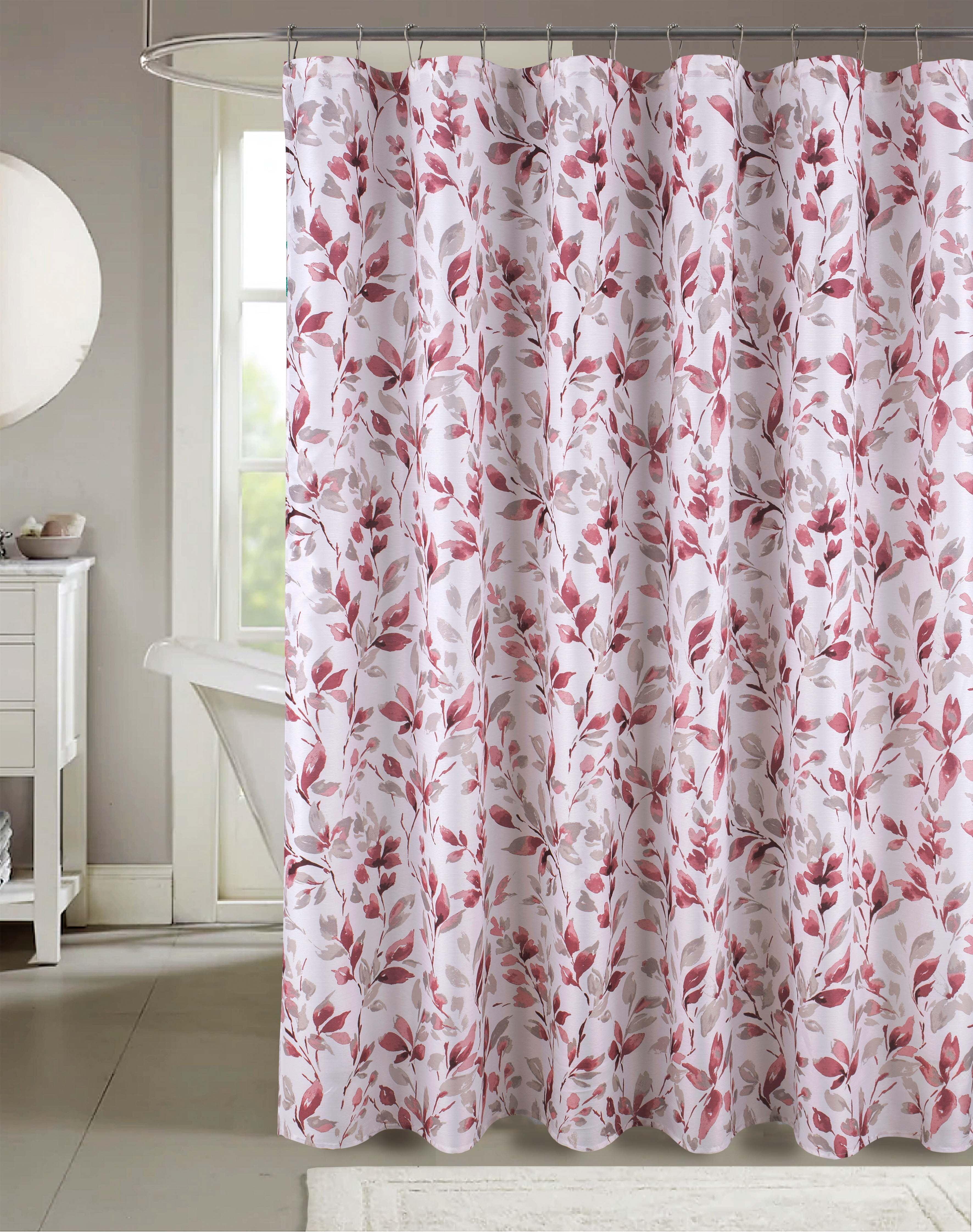 Cedar Flowers Palms Seashells Shower Curtain Collection Mikayla