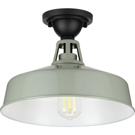 Cedar Springs Collection Pistachio One-Light Semi-Flush Mount