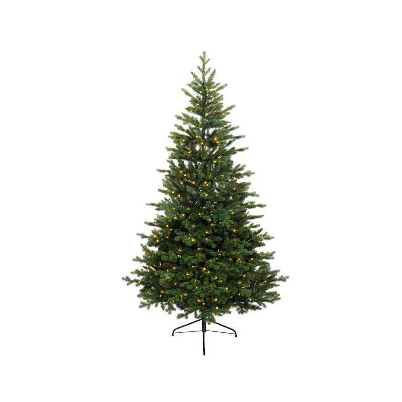 7 ft. Green Pine LED Prelit Christmas Tree with Warm White Lights