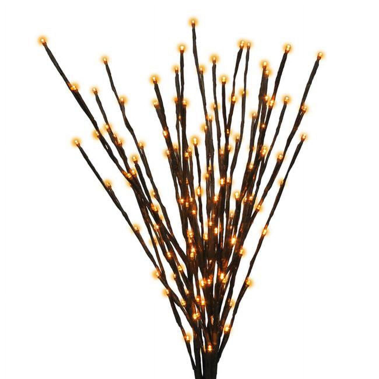 Celebrations 32 in. Orange LED Prelit Burst Outdoor Halloween Decor