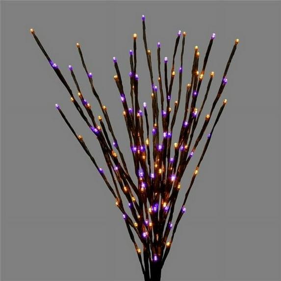Celebrations Halloween Orange/Purple 32 in. LED Prelit Burst Halloween Decor