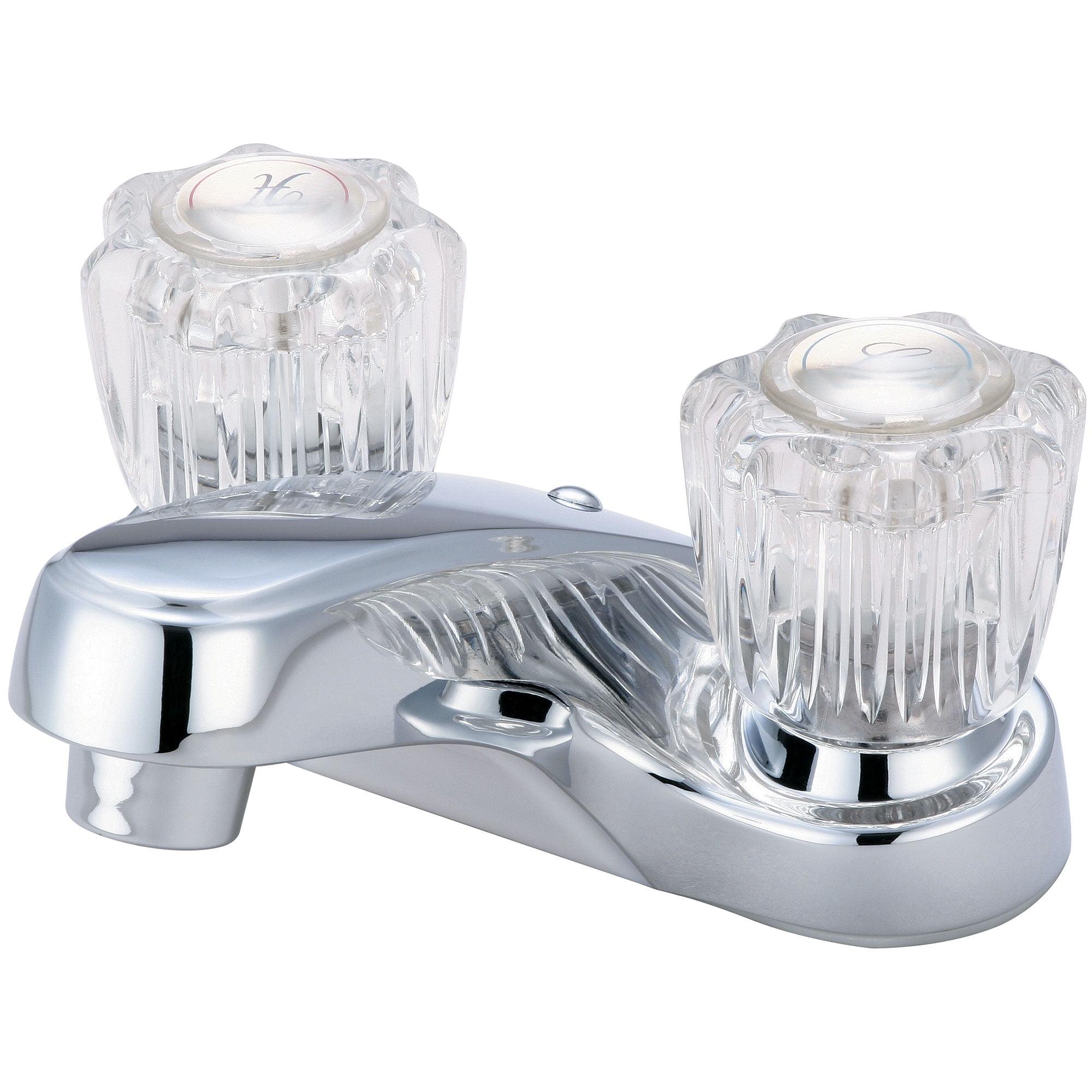 Taiwanese Polished Chrome 3-Hole Centerset Bathroom Faucet