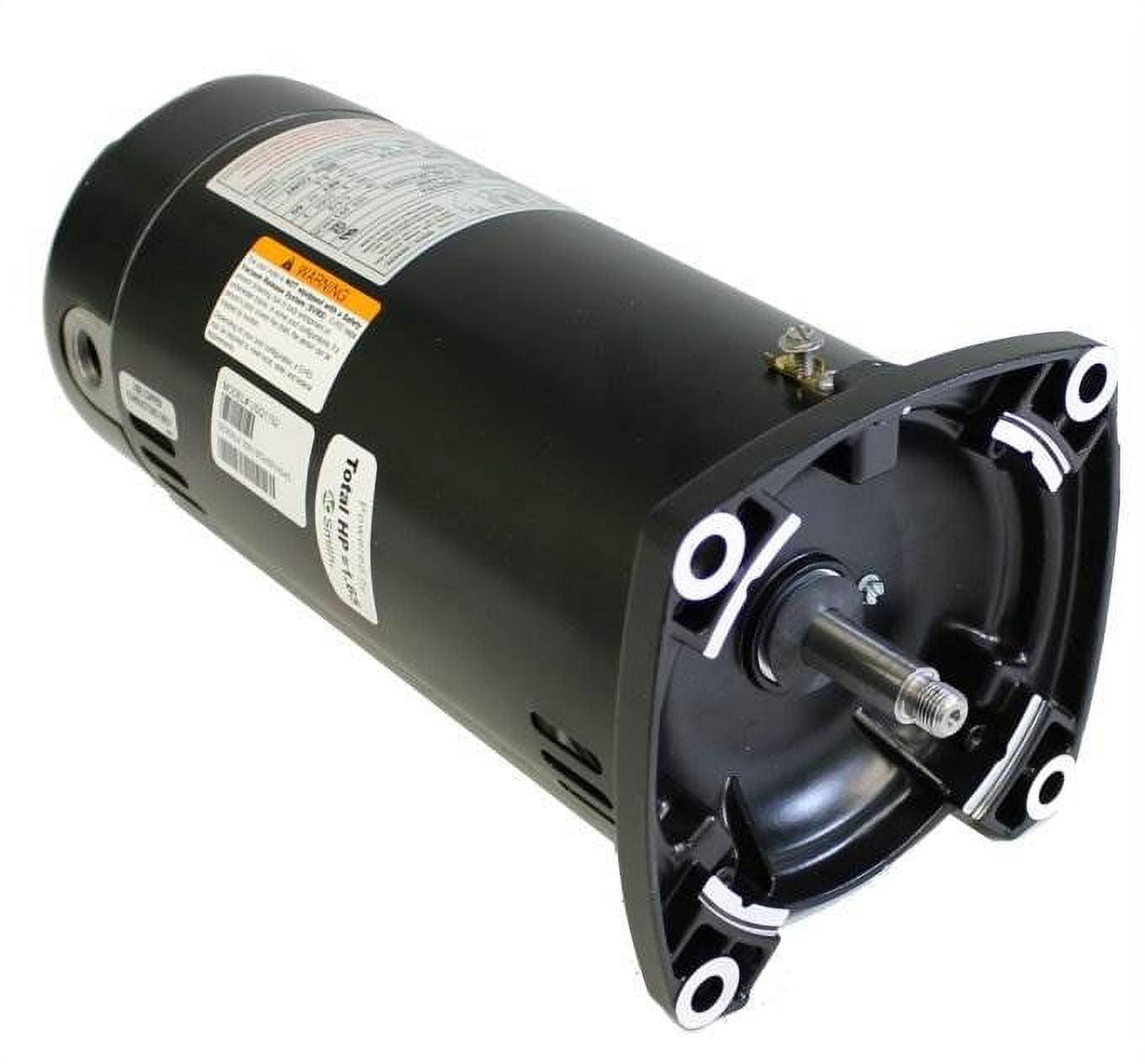 USQ1102 1 HP, 3450 RPM, 1.25 Service Factor, 48Y Frame, Capacitor Start/Capacitor Run, ODP Enclosure, Square Flange Pool Motor Replacement