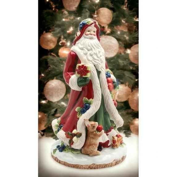 Kevins Gift Shoppe Ceramic Santa Figurine - Fruitful Holiday Collection
