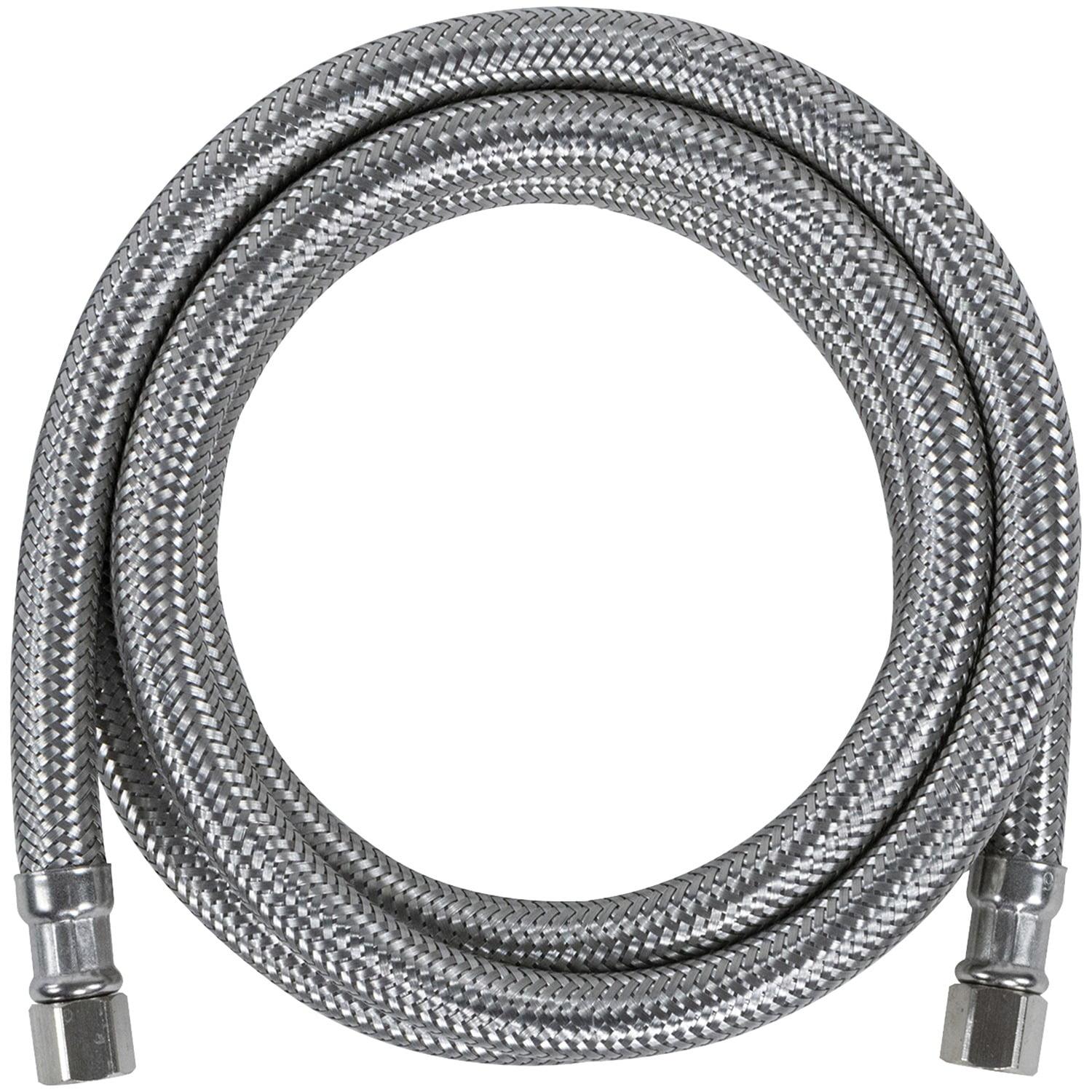 Certified Appliance Accessories IM48SS Braided Stainless Steel Ice Maker Connector, 4Ft