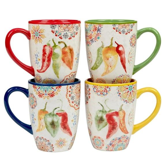Certified International Certified International Sweet & Spicy Set Of 4 Mug