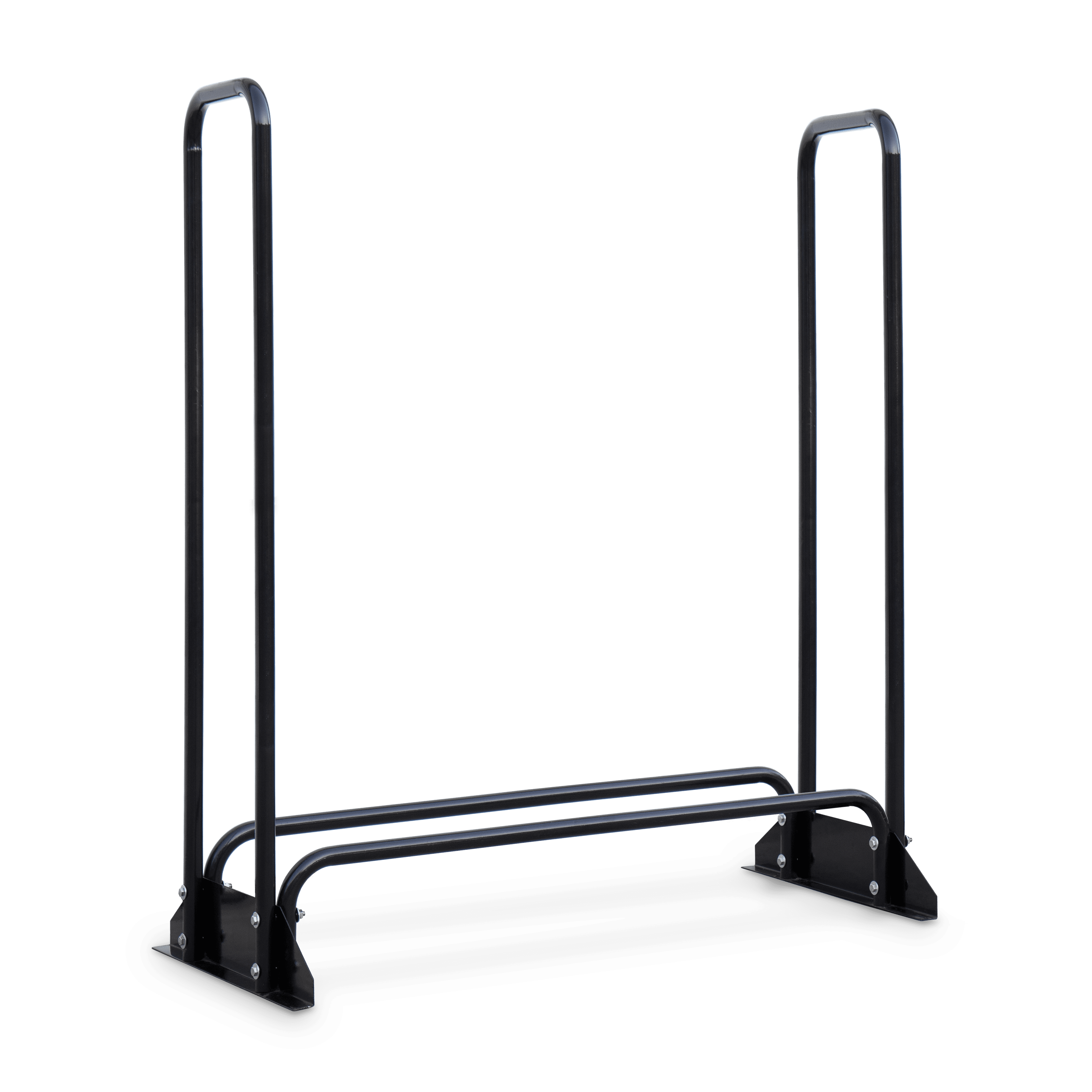 Champion 48-Inch Heavy-Duty Black Steel Firewood Rack