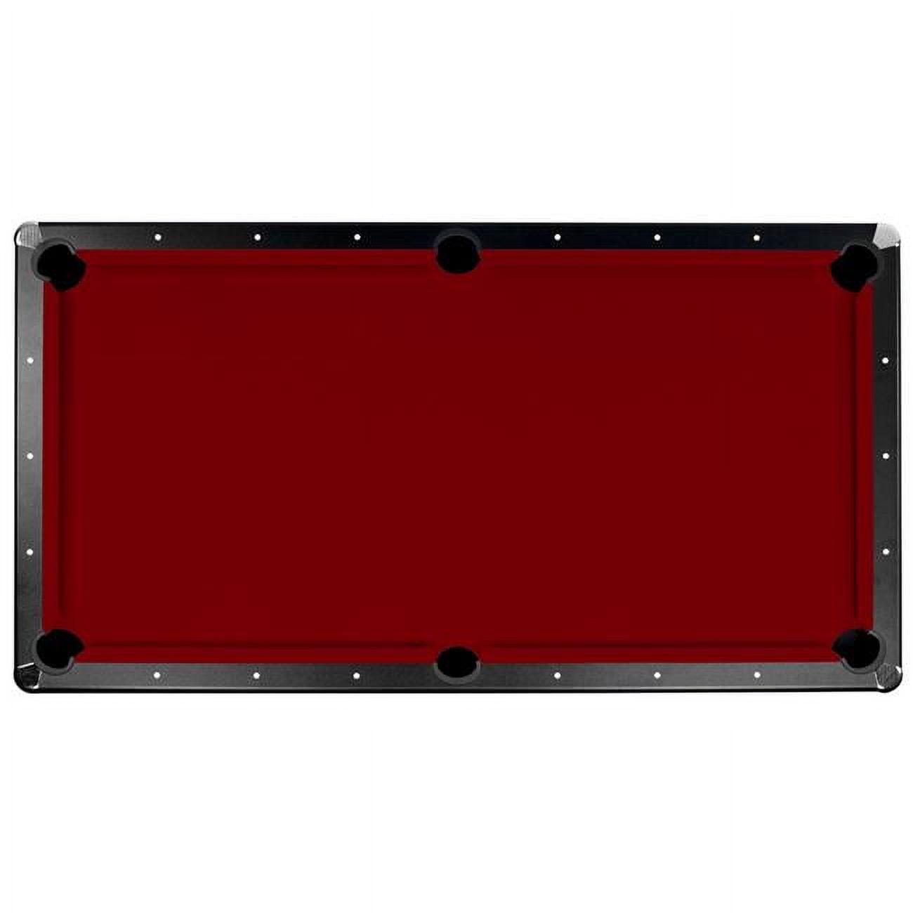 Championship Burgundy 8 Ft. Wool Nylon Pool Table Felt