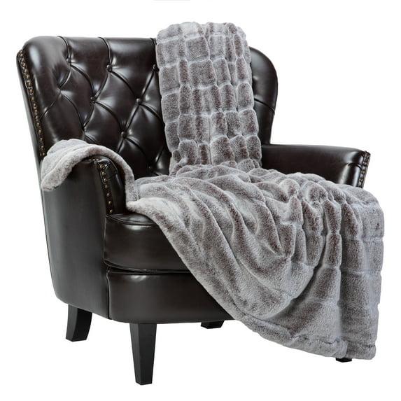 Chanasya Chanasya FrostFur Luxuriousfrost Tip Fur Mink Throw Blanket