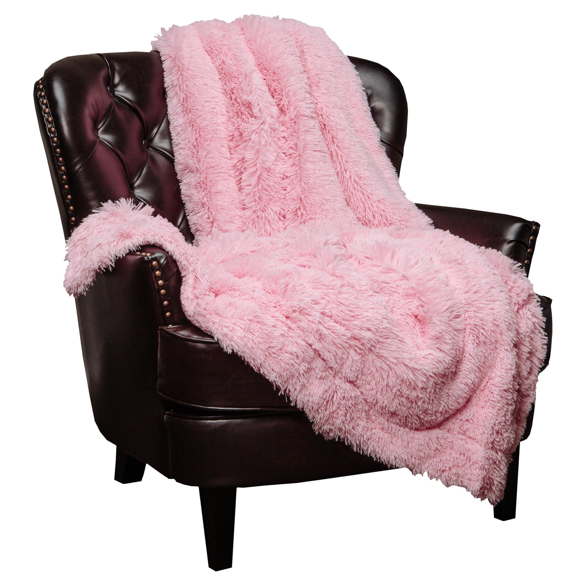 Chanasya Shaggy Shaggy Super Elegent Sherpa Long Fur Throw