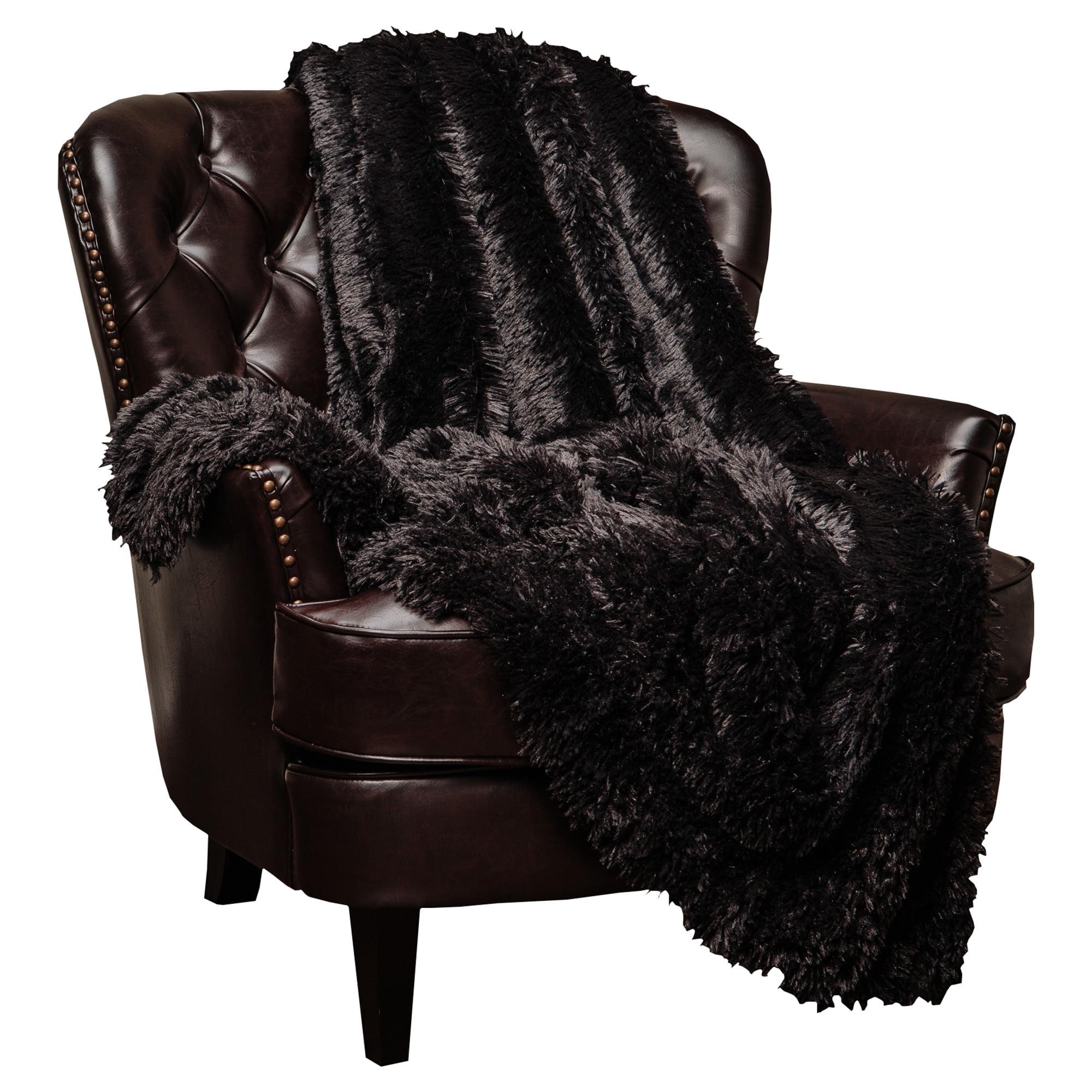 Chanasya Shaggy Shaggy Super Elegent Sherpa Long Fur Throw
